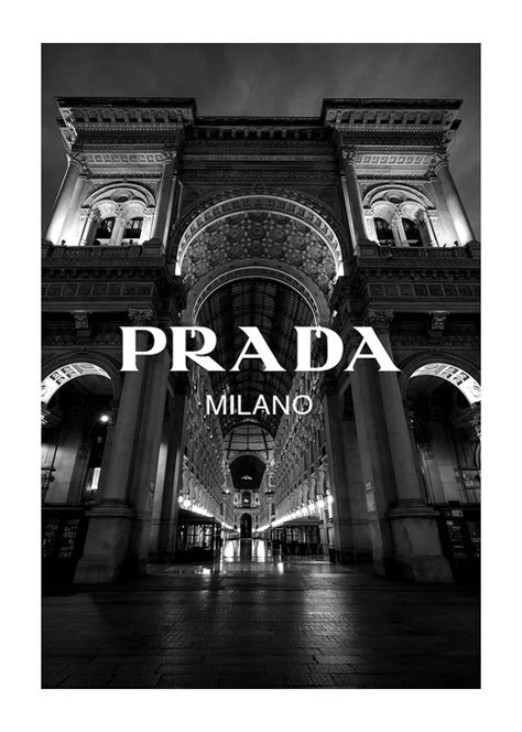 plakat über prada|Prada Milano Poster .